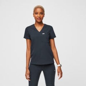 Figs Dark Harbor Scrub Top
